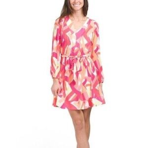 Nicole Miller Pleated Mini Dress Size Medium